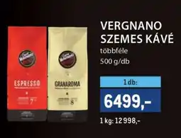 Metro VERGNANO SZEMES KÁVÉ ajánlat