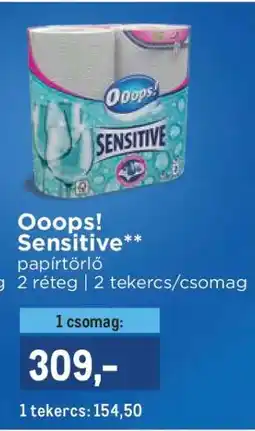 Metro Ooops! Sensitive ajánlat