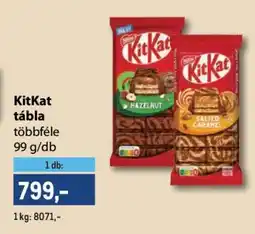 Metro KitKat tábla ajánlat