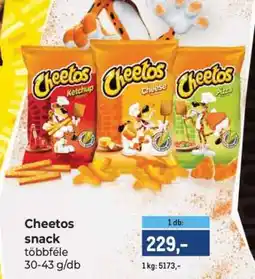 Metro Cheetos snack ajánlat