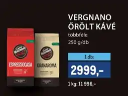 Metro VERGNANO ŐRÖLT KÁVÉ ajánlat