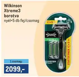 Metro Wilkinson Xtreme3 borotva ajánlat