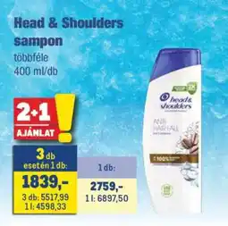 Metro HEAD & SHOULDERS Sampon ajánlat