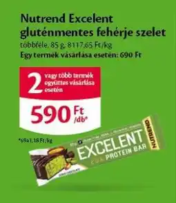 EcoFamily Nutrend Excelent gluténmentes fehérje szelet ajánlat