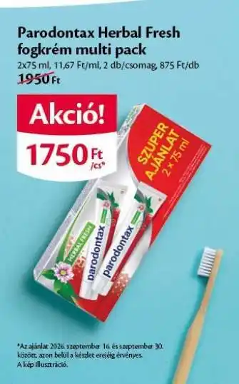 Parodontax Herbal Fresh fogkrém multi pack