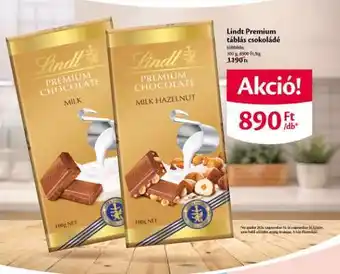 Lindt Premium táblás csokoládé