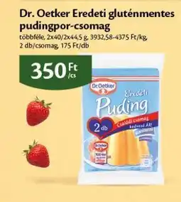 EcoFamily Dr. Oetker Eredeti gluténmentes pudingpor-csomag ajánlat