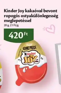 EcoFamily Kinder Joy kakaóval bevont ropogós ostyakülönlegesség meglepetéssel ajánlat