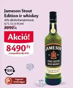 EcoFamily Jameson Stout Edition ír whiskey ajánlat
