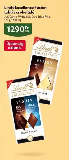 EcoFamily Lindt Excellence Fusion táblás csokoládé ajánlat