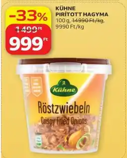 Auchan KÜHNE PIRÍTOTT HAGYMA ajánlat