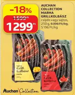 Auchan AUCHAN COLLECTION MARHA GRILLKOLBÁSZ ajánlat