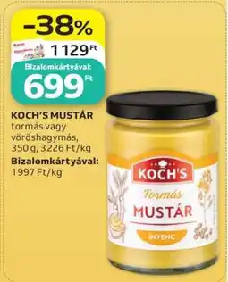 Auchan Koch's mustár ajánlat