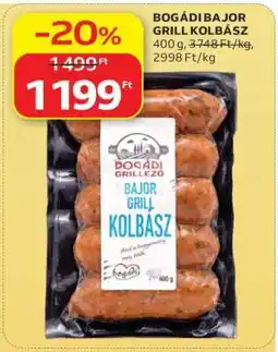Auchan BOGÁDI BAJOR GRILL KOLBÁSZ ajánlat