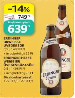 Auchan ERDINGER URWEISSE ÜVEGES SÖR ajánlat