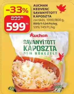 Auchan AUCHAN KEDVENC SAVANYÍTOTT KÁPOSZTA ajánlat