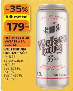 Auchan Welsenburg Dobozos Sör ajánlat
