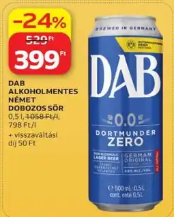 Auchan DAB Alkoholmentes Német Dobozos Sör ajánlat