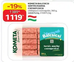 Auchan KOMETA BALCSICSI SERTÉS MARHA CSEVAPCSICSI ajánlat