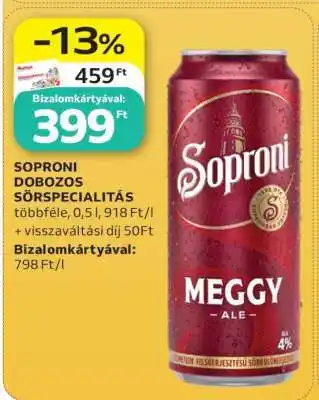 Soproni Dobozos Sörspecialitás