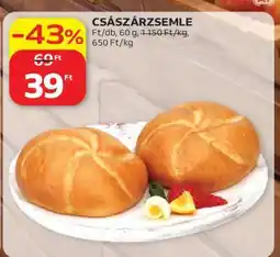 Auchan CSÁSZÁRZSEMLE ajánlat