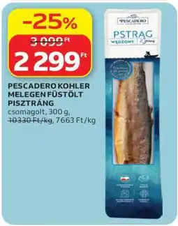 Auchan PESCADERO KOHLER MELEGEN FÜSTÖLT PISZTRÁNG ajánlat