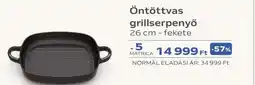 Auchan Öntöttvas grillserpenyő ajánlat