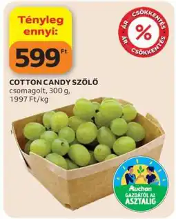 Auchan Cotton Candy szőlő ajánlat