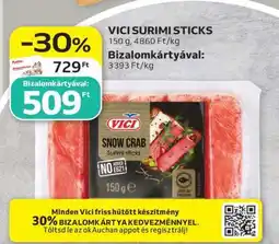 Auchan VICI SURIMI STICKS ajánlat