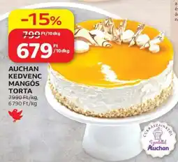 Auchan AUCHAN KEDVENC MANGÓS TORTA ajánlat