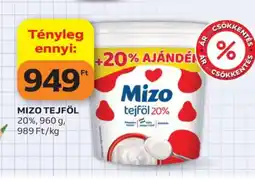 Auchan MIZO Tejföl ajánlat