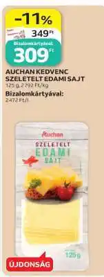 Auchan AUCHAN KEDVENC SZELETELT EDAMI SAJT ajánlat