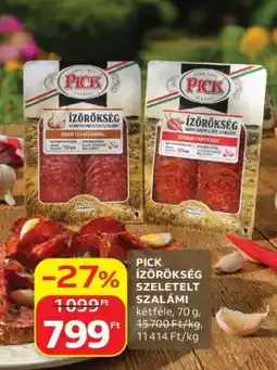 Auchan PICK ÍZŐRÖKSÉG SZELETELT SZALÁMI ajánlat