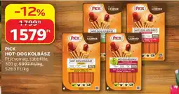 Auchan PICK Hot-dog kolbász ajánlat