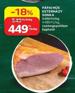 Auchan Pápai Hús Esterházy sonka ajánlat