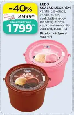 Auchan LEDO CSALÁDI JÉGKRÉM ajánlat