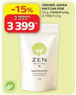 Auchan ZEN BIO JAPÁN MATCHA POR ajánlat