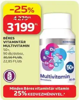 Auchan BÉRES VITAMINTÁR MULTIVITAMIN ajánlat