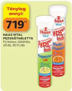 Auchan HAAS VITAL PEZSGŐTABLETTA ajánlat