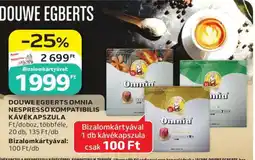 Auchan Douwe Egberts Omnia Nespresso Kompatibilis Kávékapszula ajánlat