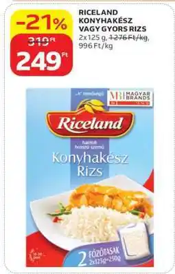 Auchan Riceland Konyhakész vagy Gyors rizs ajánlat