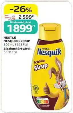 Auchan NESTLÉ NESQUIK SZIRUP ajánlat