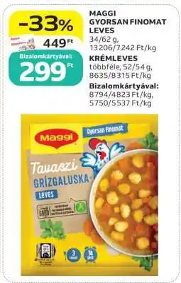 Auchan MAGGI GYORSAN FINOMAT LEVES ajánlat