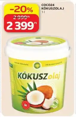 Auchan COCO24 Kókuszolaj ajánlat