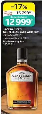 Auchan JACK DANIEL'S Gentleman Jack Whiskey ajánlat