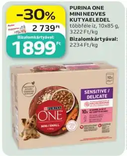 Auchan Purina One Mini nedves kutyaeledel ajánlat