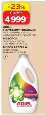 Auchan ARIEL Folyékony mosószer ajánlat