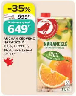 Auchan AUCHAN KEDVENC NARANCSLÉ ajánlat