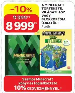Auchan A Minecraft története, Világatlasz vagy Blokkopédia újratölt ajánlat