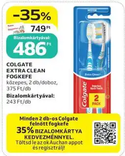 Auchan Colgate Extra Clean fogkefe ajánlat